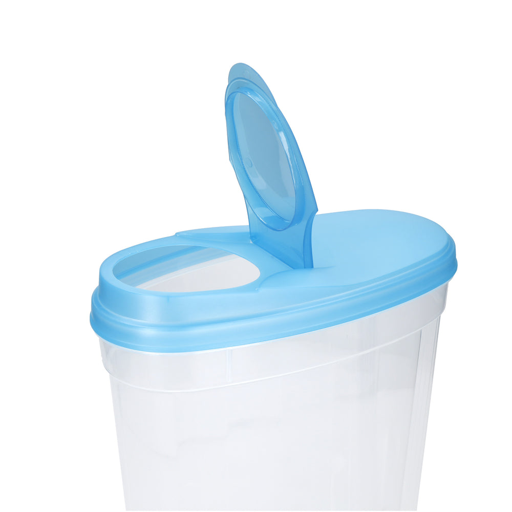 KitchenCraft BPA-Free Plastic Dry Food Storage Containers with Clip Lids, 3-Piece Set