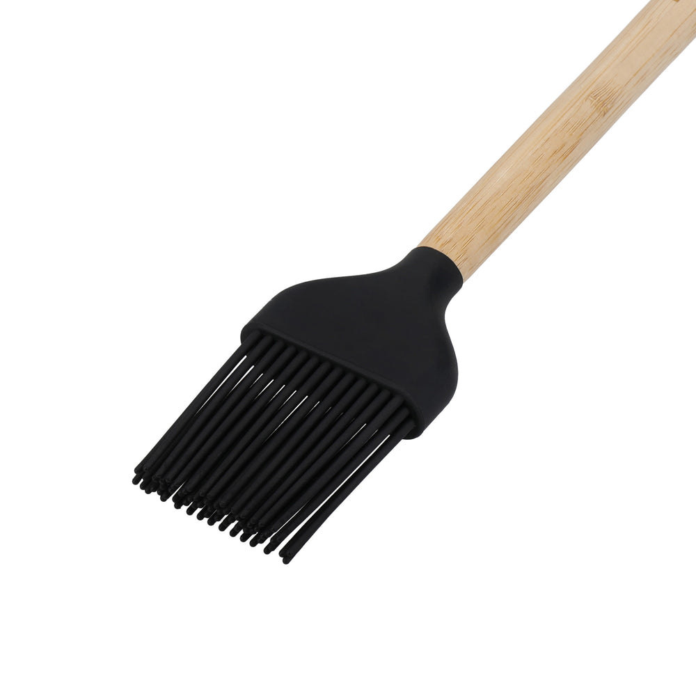 KitchenAid  Bamboo Basting Brush with Heat Resistant and Flexible Silicone Head