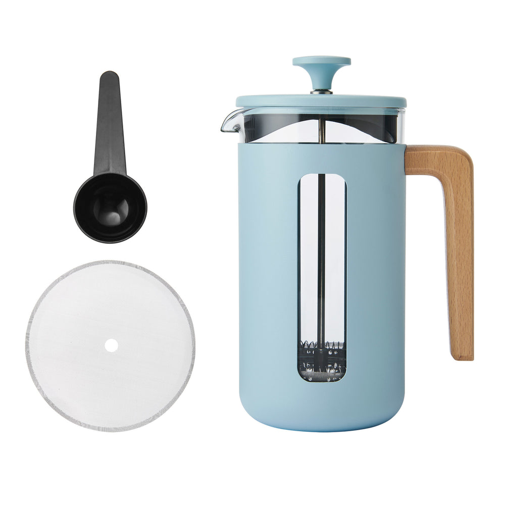 La Cafetière Pisa 8 Cup Cafetière Sky Blue, 1L image 1
