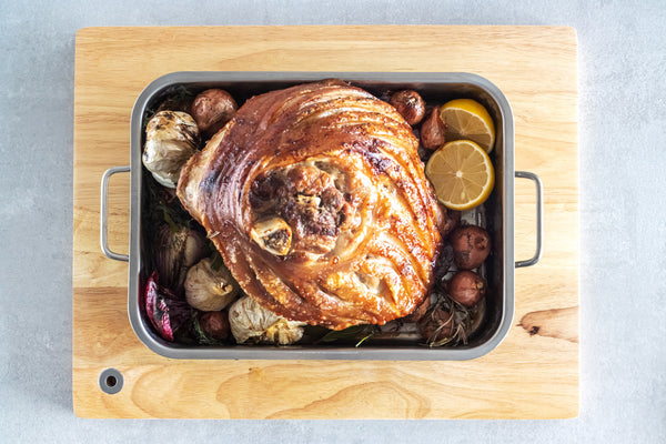 MasterClass Stainless Steel Heavy Duty Roasting Pan, 32cm x 23cm image 5