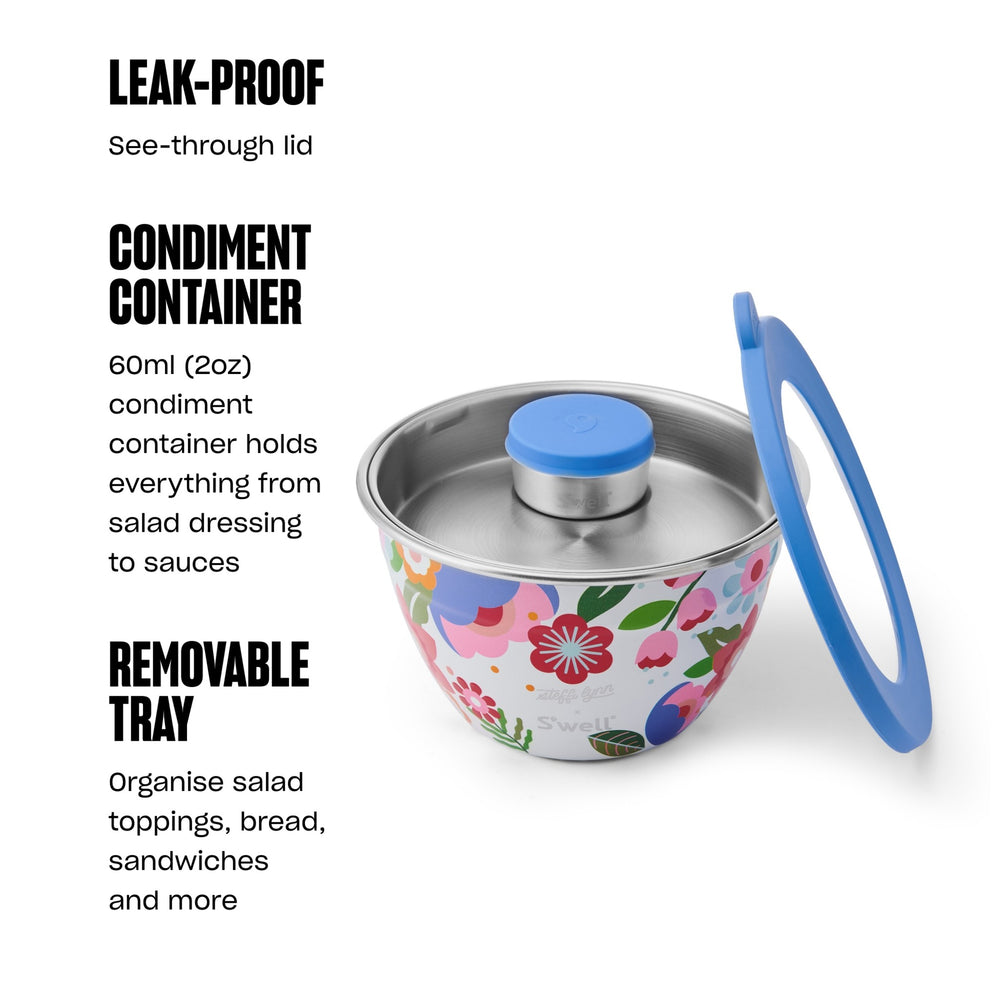 S'well Steffi Lynn Salad Bowl Kit, 1.9L