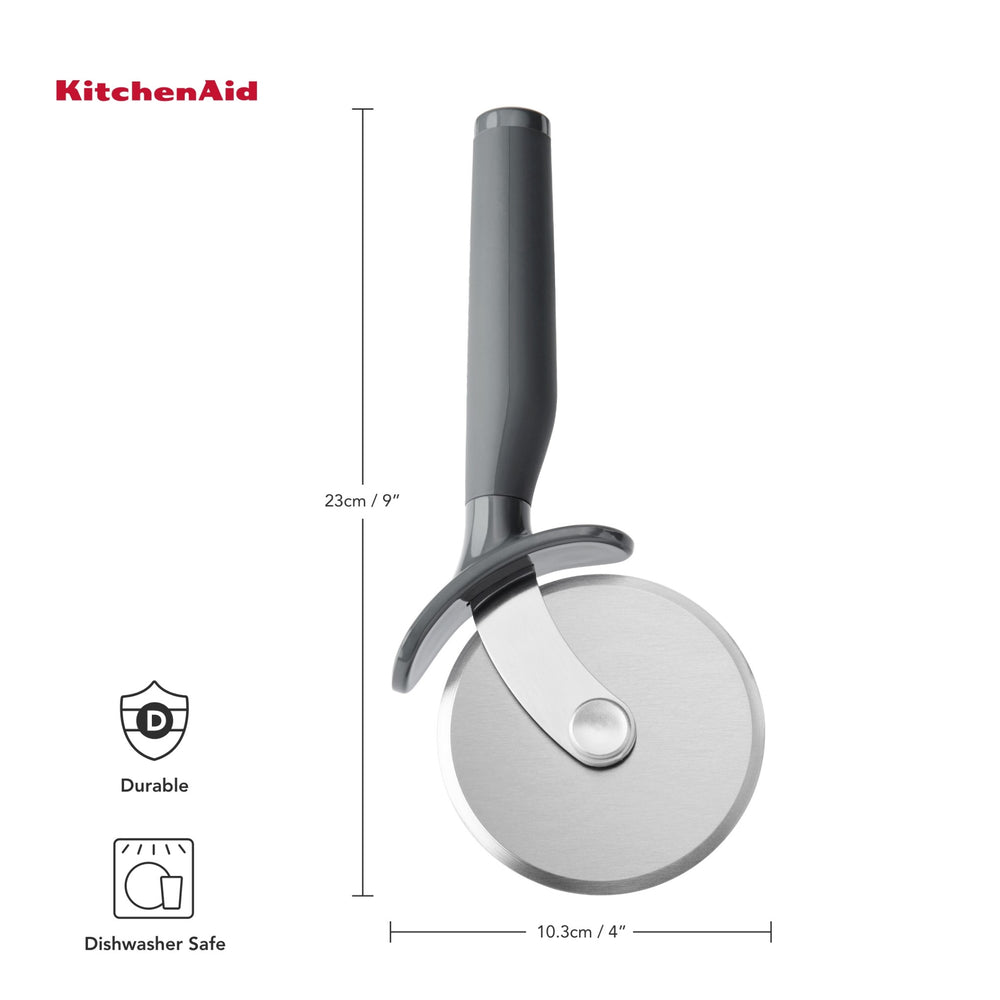 KitchenAid Soft Grip Pizza Cutter - Charcoal Grey