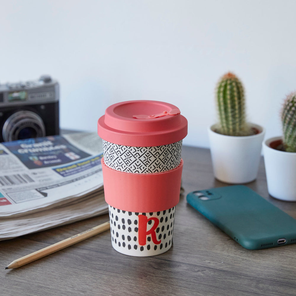 KitchenCraft 410ml Bamboo A to Z Letter 