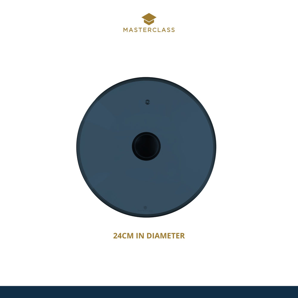 MasterClass Glass Saucepan Lid, 24cm