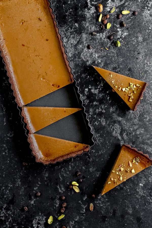 MasterClass Non-Stick Loose Base Rectangular Fluted Flan / Quiche Tin image 2