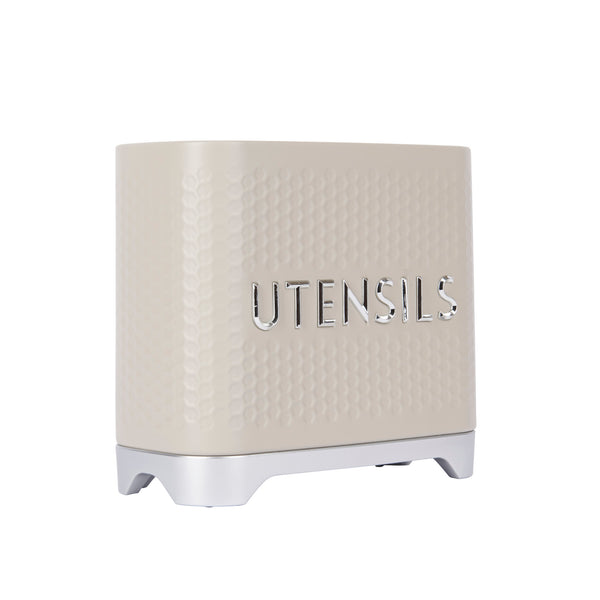 KitchenCraft Lovello Textured Latte Cream Utensil Holder image 3