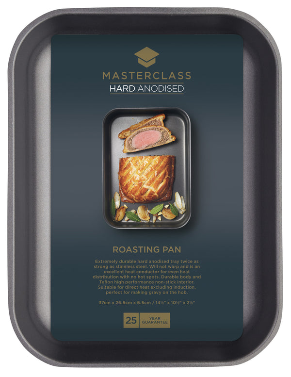 MasterClass Hard Anodised 37cm Roasting Pan image 4