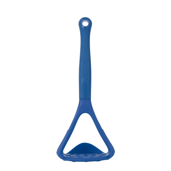 Colourworks Blue Silicone Potato Masher with Built-In Scoop image 3