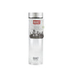 BUILT Tiempo 450ml Insulated Water Bottle, Borosilicate Glass / Stainless Steel - Silver image 3
