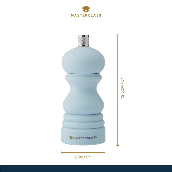 MasterClass Sky Blue Salt/Pepper Mill With Interchangeable Cap, Ceramic 12cm image 3