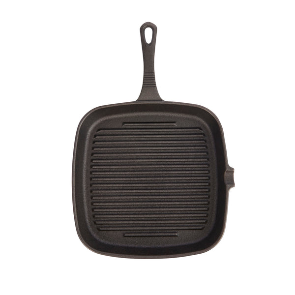 KitchenCraft Cast Iron Square Grill Pan, 23cm image 3