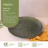 Mikasa Jardin Stoneware Round Serving Platter, 35.5cm, Green image 8