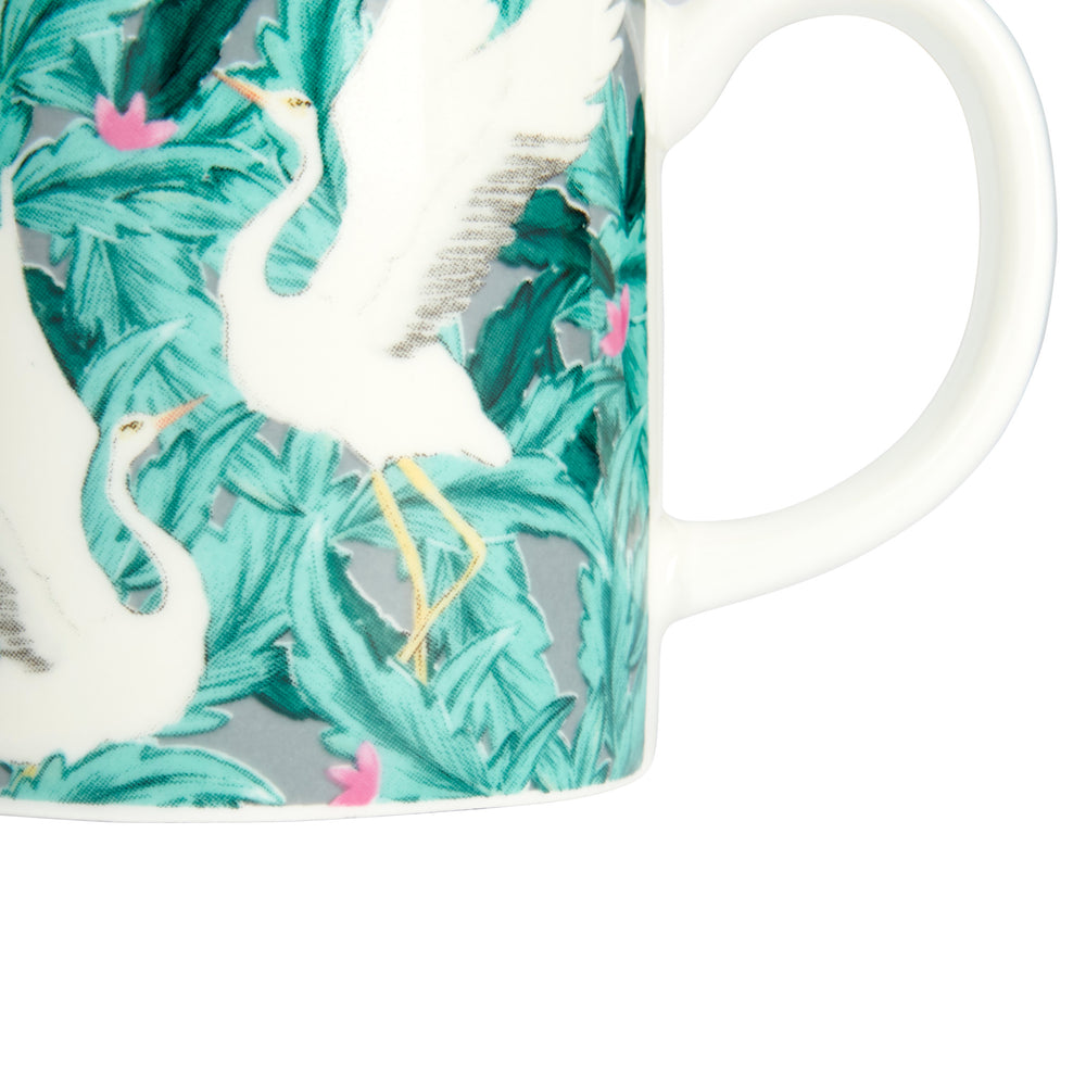 KitchenCraft Espresso Mug Exotic Crane Design