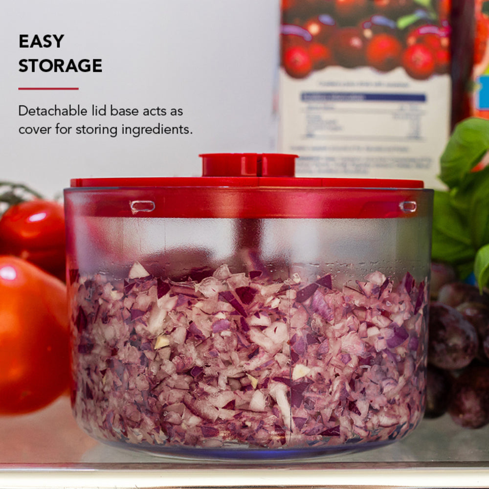 KitchenAid Manual Food Chopper, Empire Red