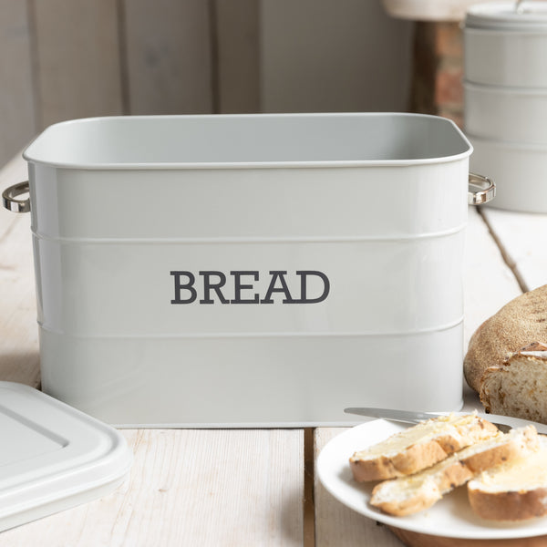 Living Nostalgia French Grey Bread Bin image 5