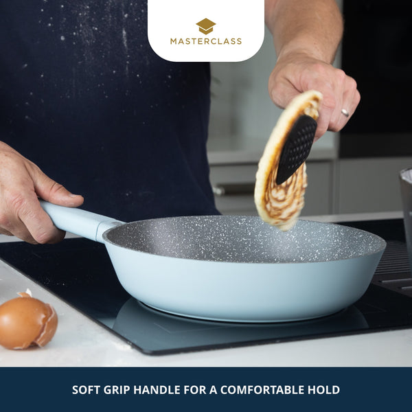 MasterClass Cast Aluminium 26cm Frying Pan, Sky Blue image 6