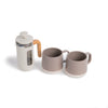 La Cafetière 3pc Cafetière Gift Set with Pisa 3-Cup Cafetière, Flint, and 2x Seville Ceramic Coffee Mugs, 300ml image 1