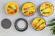 KitchenCraft Non-Stick Mini Fluted Flan Tins, Set of 4