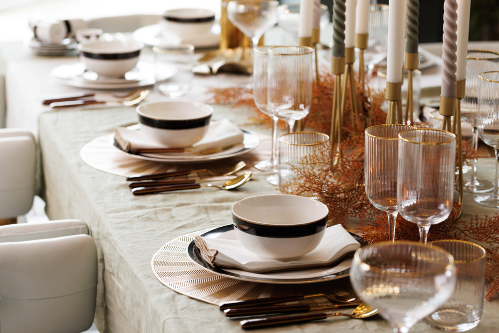 Mikasa Luxe Deco China Cereal Bowls, Set of 4, 14cm