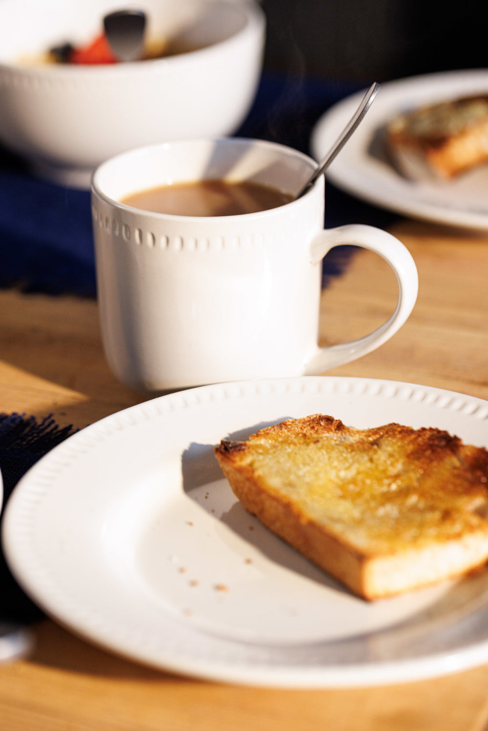 Mikasa Cranborne Stoneware Mugs, Set of 4, 320ml, Cream