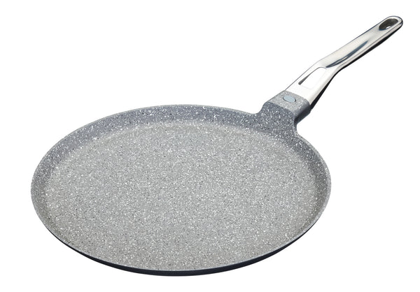 2pc Induction-Safe & Non-Stick Cast Aluminium Pan Set with 28cm Frying Pan and 28cm Crepe Pan image 4