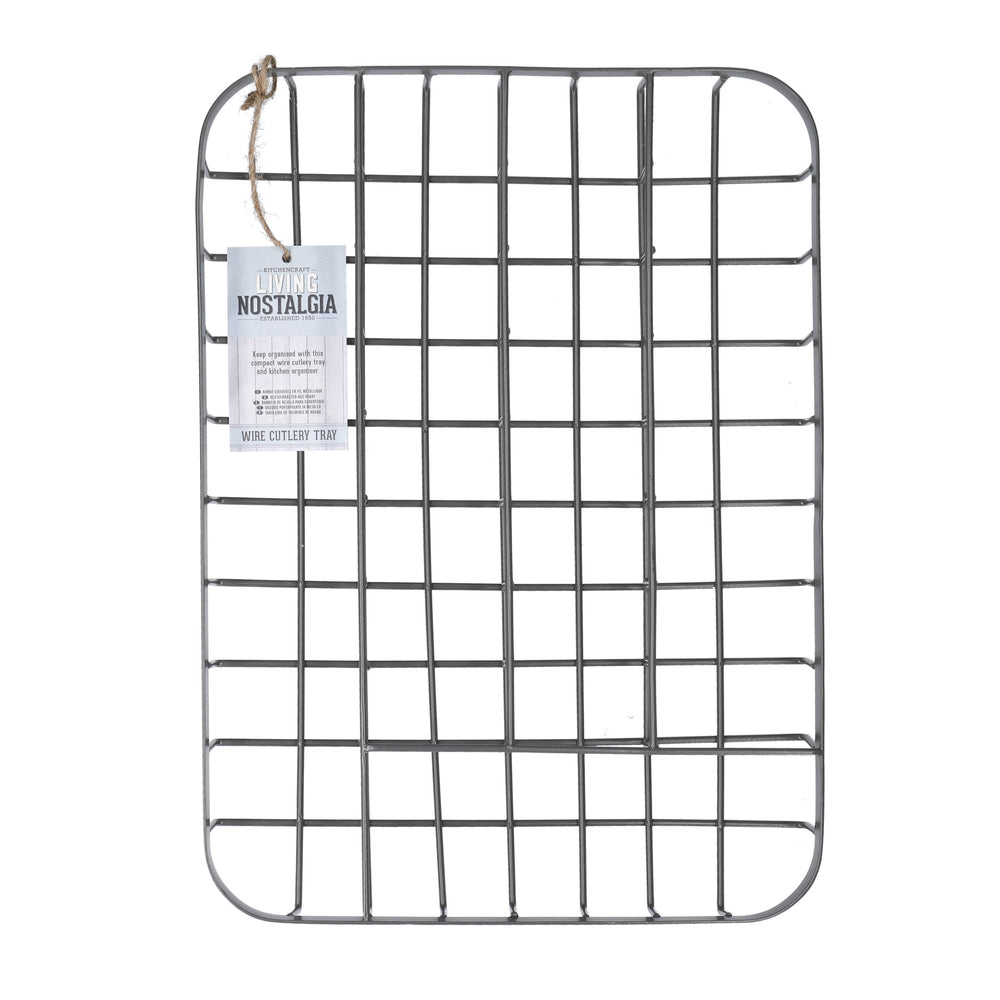 KitchenCraft Living Nostalgia Cutlery Organiser, Iron