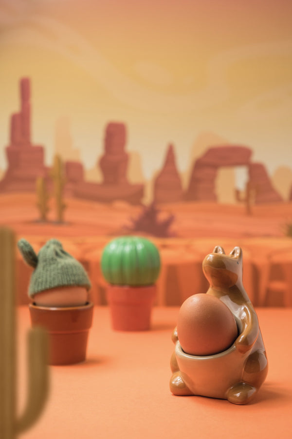 KitchenCraft Ceramic Cactus-Shaped Novelty Salt and Pepper Shakers image 2