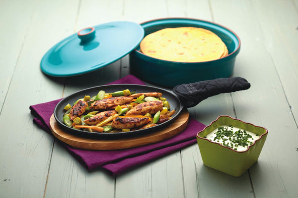 KitchenCraft World of Flavours Cast Iron Fajita Sizzler image 7
