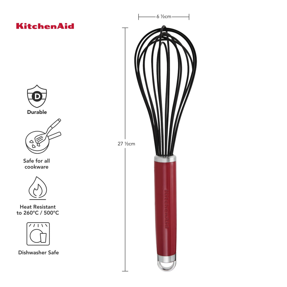 KitchenAid Classic Silicone Whisk – Empire Red