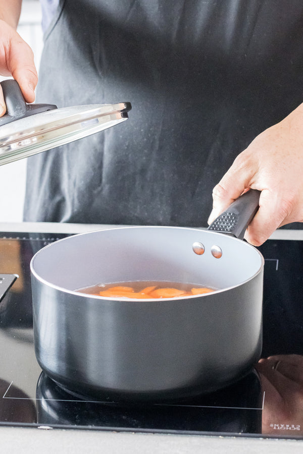 MasterClass Ceramic Non-Stick Induction-Ready Saucepan, 20cm image 5