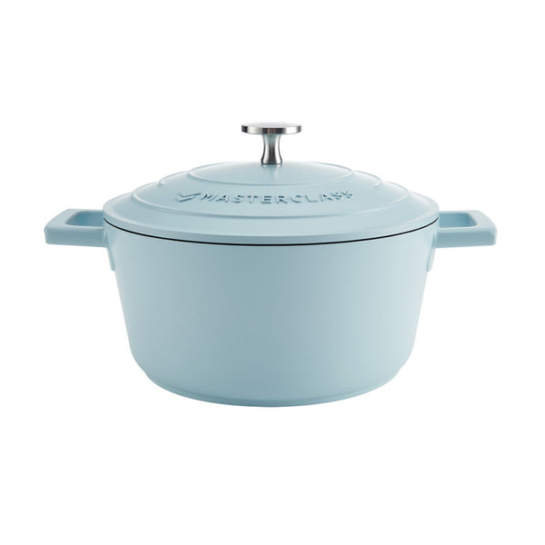 MasterClass Sky Blue Cast Aluminium Casserole Dish, 2.5L image 3