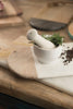 MasterClass Gourmet Prep & Serve Marble & Wood Rectangular Serving Board