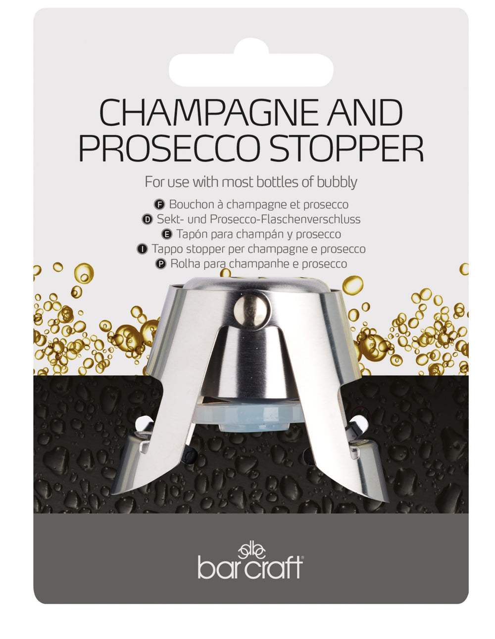 BarCraft Champagne and Sparkling Wine Stopper