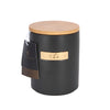 MasterClass Stoneware and Brass Effect Tea Caddy with Airtight Bamboo Lid image 4