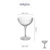 Mikasa Treviso Crystal Coupe Glasses, Set of 4, 300ml image 7