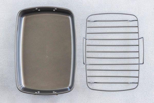 MasterClass Non-Stick Roasting Pan with Rack, 40cm x 28cm image 8