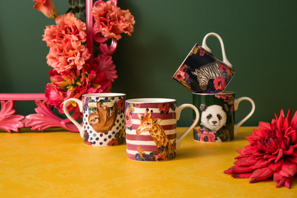 Mikasa Wild at Heart Giraffe Print Porcelain Mug, 280ml image 4