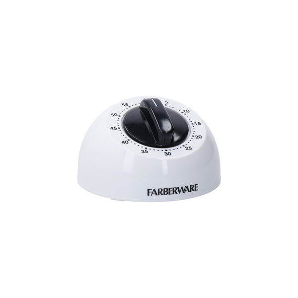 Farberware Mechanical Kitchen Timer - Up to 1 Hour, Plastic, 8 x 5 cm (3