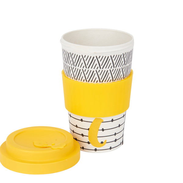 KitchenCraft 410ml Bamboo A to Z Letter 