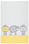 KitchenCraft Set of 2 Yellow Sheep Tea Towels image 6