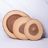 3pc Wooden Serving Board Set with Small, Medium and Large Acacia Wood Round Serving Boards image 3