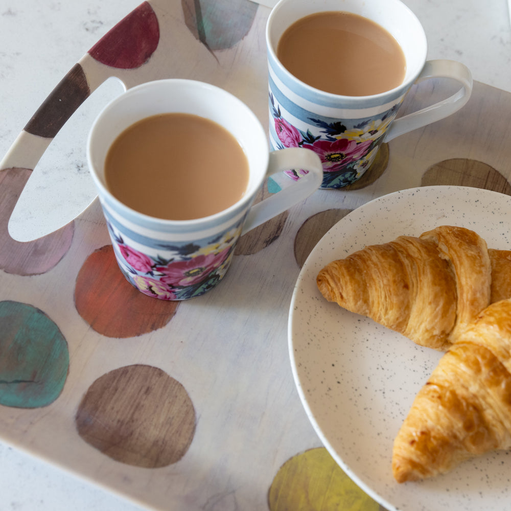 Creative Tops Retro Spot Large Luxury Handled Tray