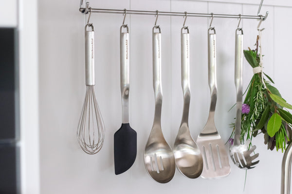 KitchenAid Premium Stainless Steel Scraping Spatula - Black image 4