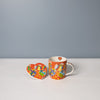 2pc Chicken Dance Ceramic Tea Set with 370ml Ceramic Mug and Coaster - Love Hearts image 2