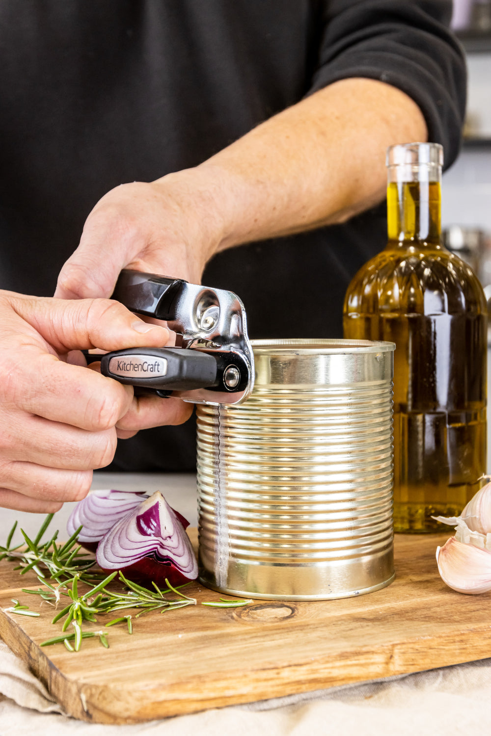 KitchenCraft 2-in-1 Stainless Steel Can Opener / Bottle Top Remover