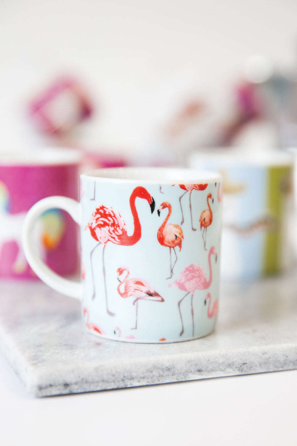 KitchenCraft 80ml Porcelain Flamingo Espresso Cup