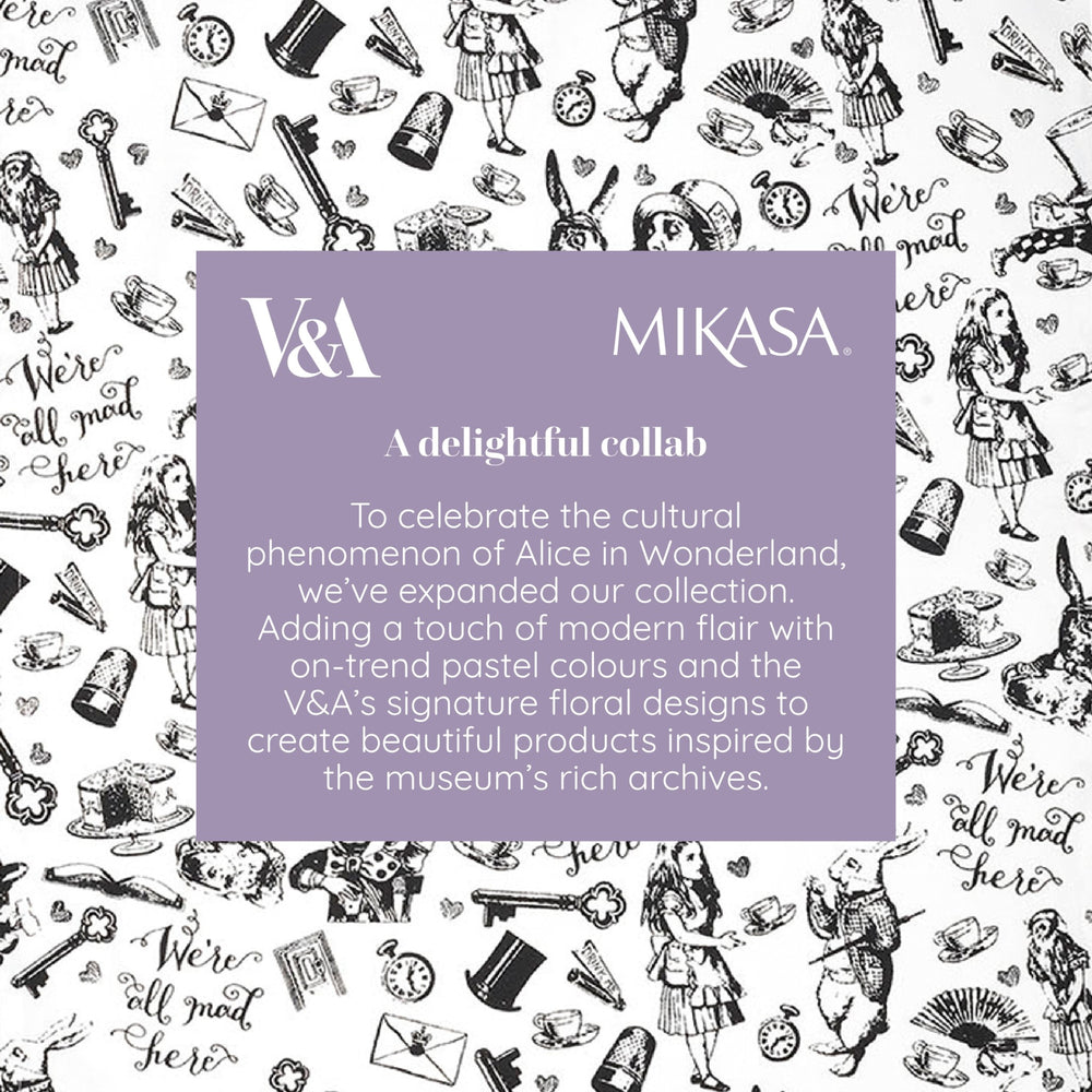 Mikasa and the V&A Alice In Wonderland Bone China Mini Teapot, 400ml