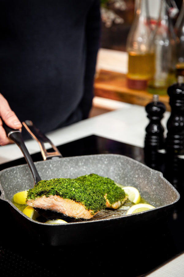 MasterClass Cast Aluminium Grill Pan, 28cm image 5