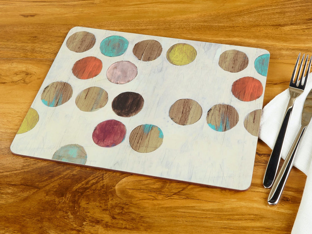 Creative Tops Retro Spot Pack Of 6 Premium Placemats