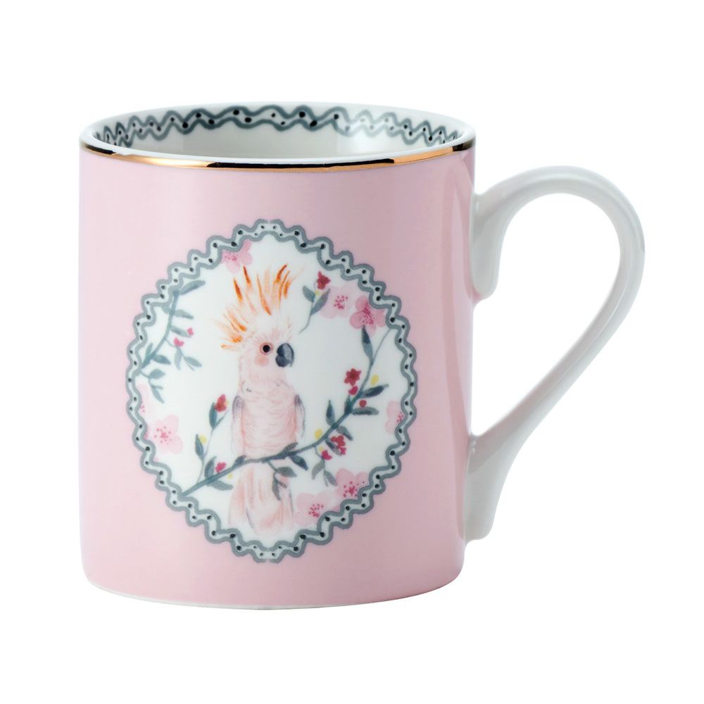 Mikasa Cockatoo Straight-Sided Porcelain Mug, 280ml image 1